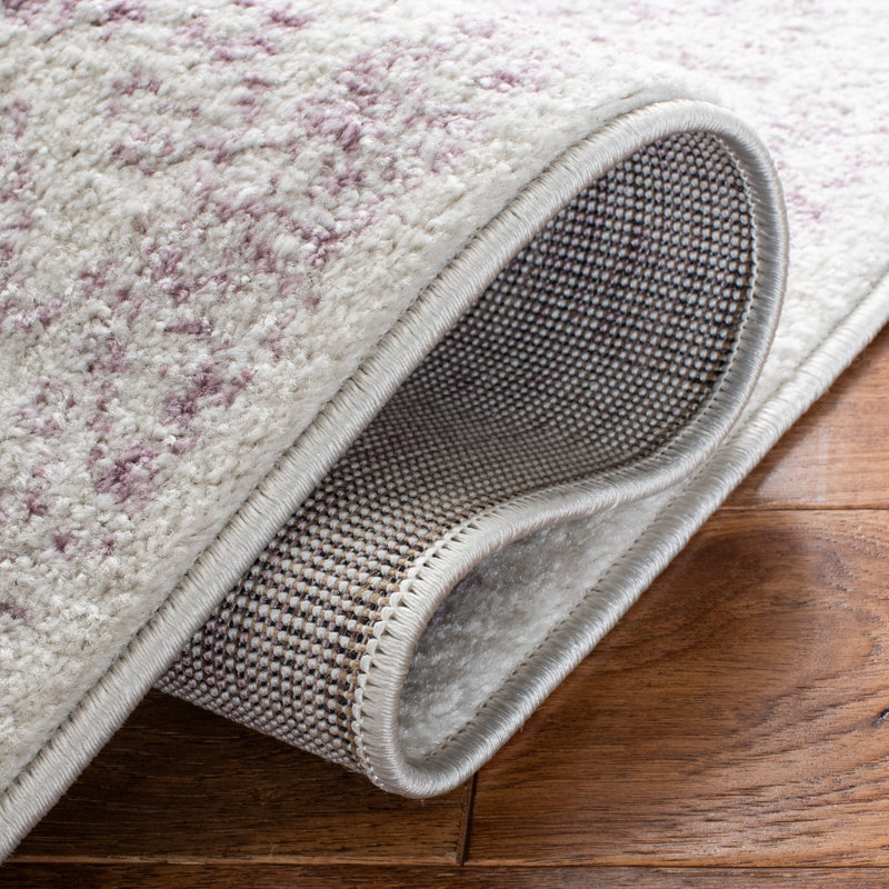 Bungalow Rose Wicken Performance Ivory/Lavender Rug & Reviews Wayfair